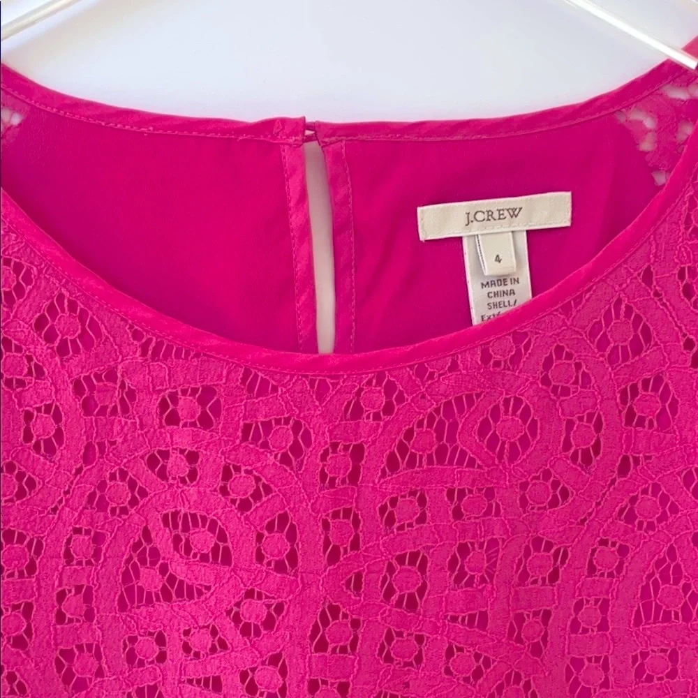 J. Crew Raindrop Lace Tee